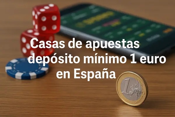 casas de apuestas depósito mínimo 1 euro